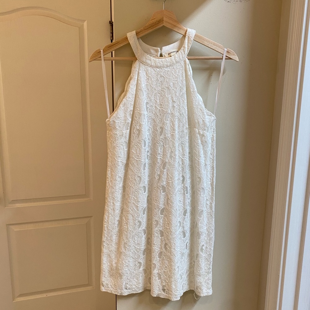 White lace dress